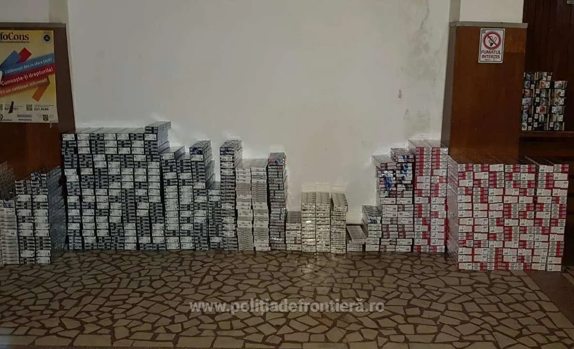 Țigări de contrabandă, la granița cu Ungaria