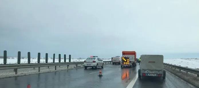 Accidente pe autostrada între Timișoara și Lugoj. Doi oameni au ajuns pe mâinile medicilor