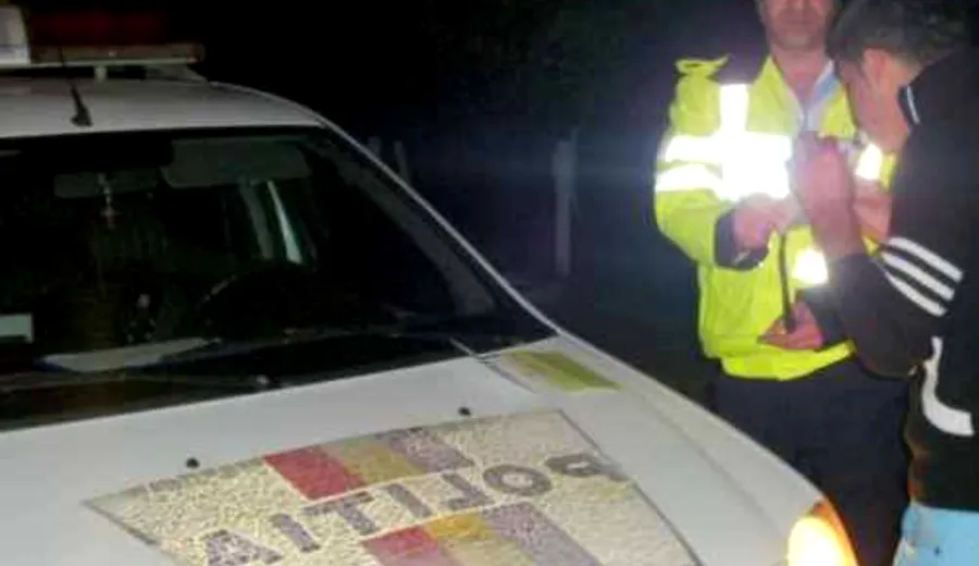 Alcoolemie record în Timiș. Șofer prins rupt de beat și fără permis