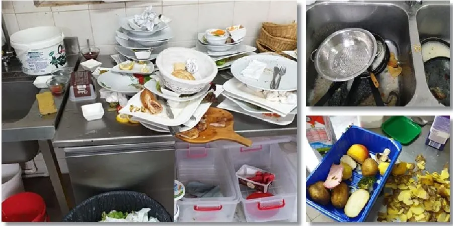 Dezastru gasit de inspectorii de la Protecția Consumatorului după un control la mai multe restaurante într-un oraș din Timiș. Video