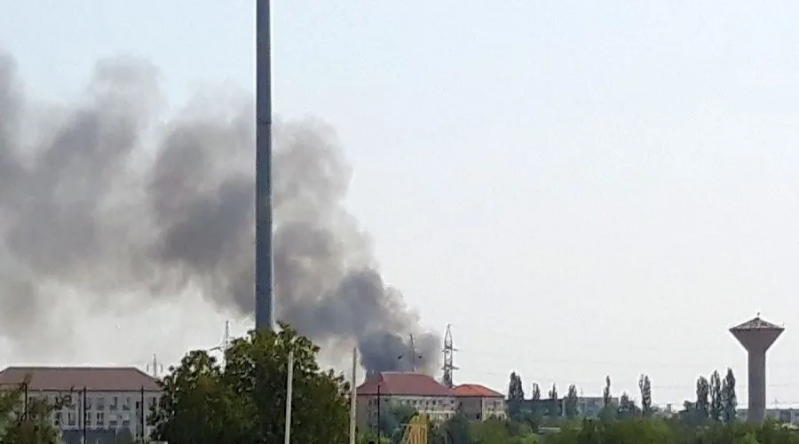 Incendiu violent la Timișoara. Fumul a fost vizibil din mai multe zone ale orașului