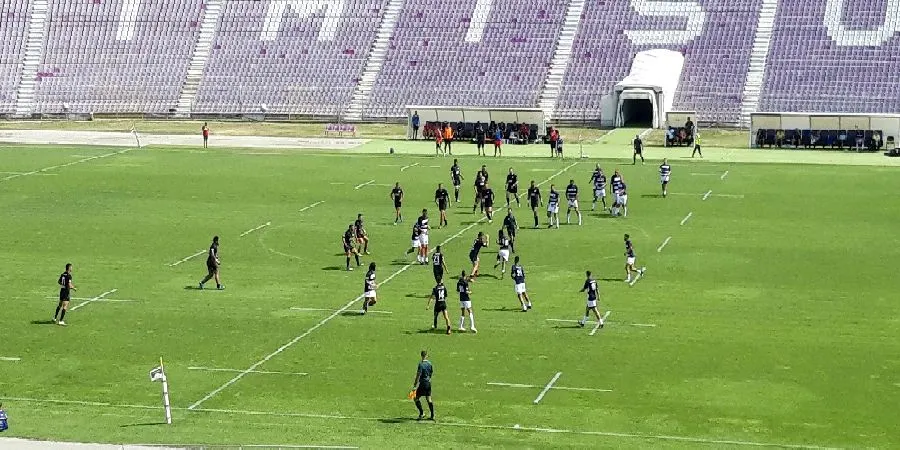 Spectacol făcut de Timișoara Saracens în meciul de Cupă cu Tomitanii. Momente emoționante în pauza meciului
