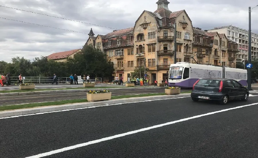 Liber la circulație pentru mașini pe podul Dragalina din Timișoara. Tramvaiele mai așteaptă. Video