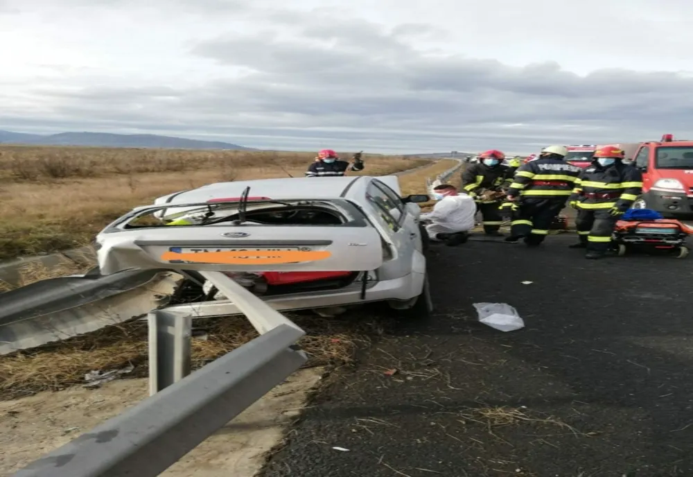 Accident pe autostrada Vestului, din cauza unui șofer din Timiș