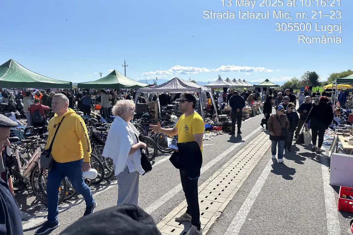 LUGOJUL ESTE MOBILIZAT PENTRU ALEGERILE PREZIDENȚIALE DIN 18 MAI: GEORGE SIMION, CANDIDATUL POPORULUI ROMÂN