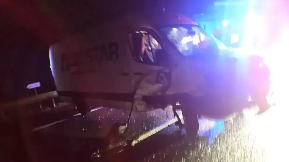 Microbuz cu 10 persoane, implicat într-un accident pe A1, între Arad și Timișoara: cinci persoane au ajuns la spital