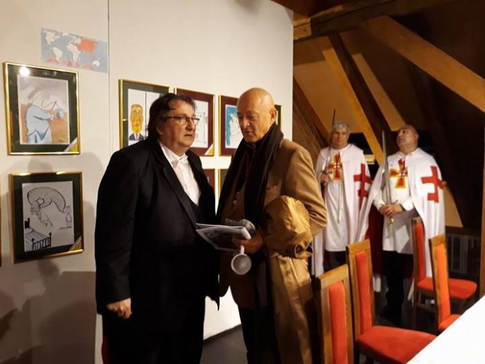 Caricatură la muzeu, în cel mai mare salon din lume