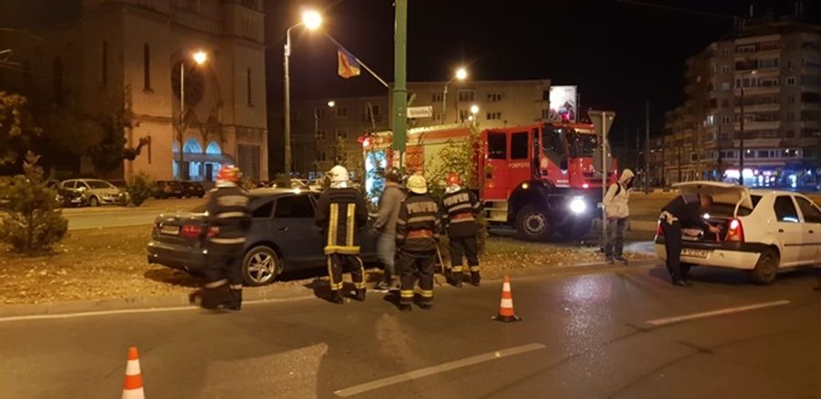 Fiul lui Miron Cozma implicat într-un accident la Timișoara. A urcat băut la volan