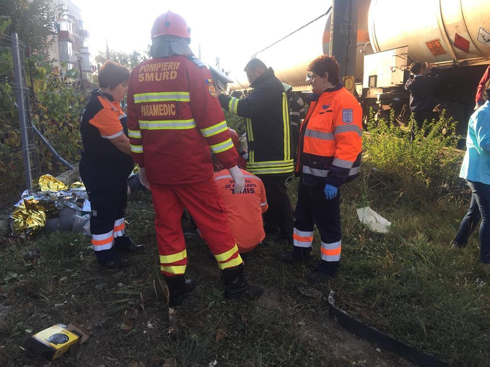 Doliu local într-o comună din Timiș, patru morți în accident de tren