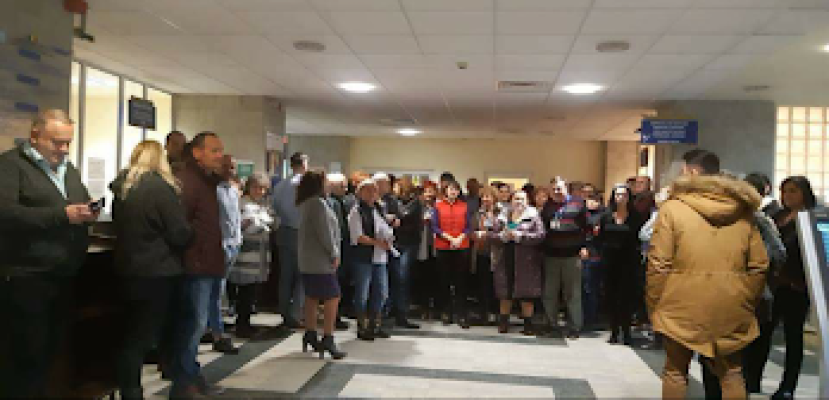 Un nou protest spontan la Finanțe