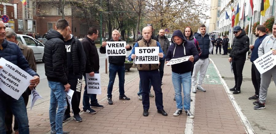 Proteste ale taximetriștilor la Timișoara. Pentru ce au ieșit în stradă și care sunt revendicările?