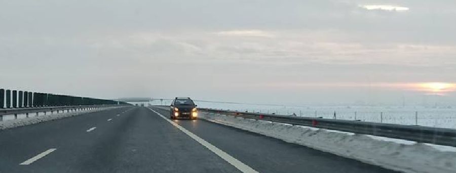 Pericol pe Autostrada Timișoara - Lugoj. Șofer surprins pe contrasens
