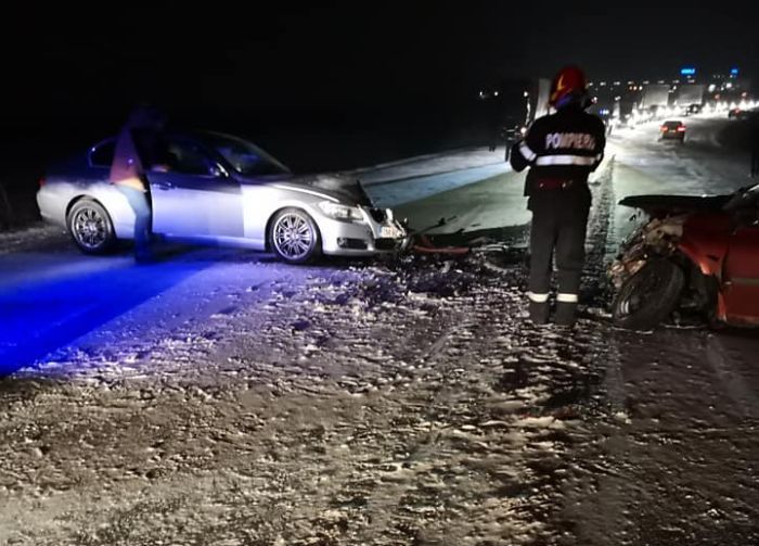 Accident în lanț la intrarea în Timișoara. Trafic blocat
