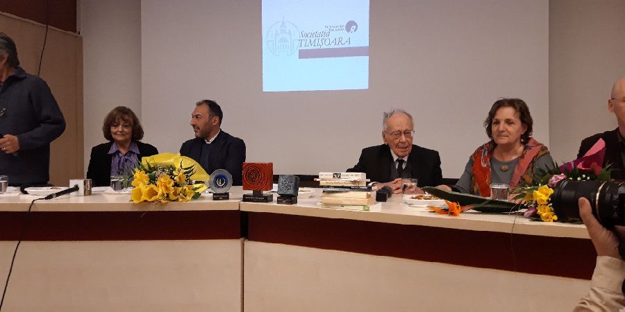 Mihai Sora premiat de Societatea Timișoara. Două absențe importante de la festivitatea din capitala Banatului