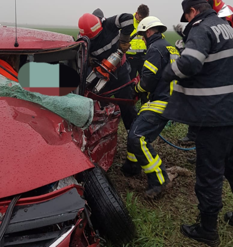 Accident grav între Timișoara și Reșița