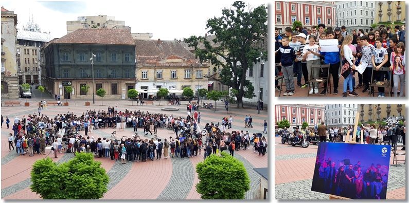 Concentrica. Eveniment unic de lectură urbană, în centru, la Timișoara. Foto
