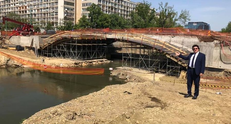 Continuă lucrările la podurile Dragalina și Eroilor. Se fac pregătiri pentru încă un șantier