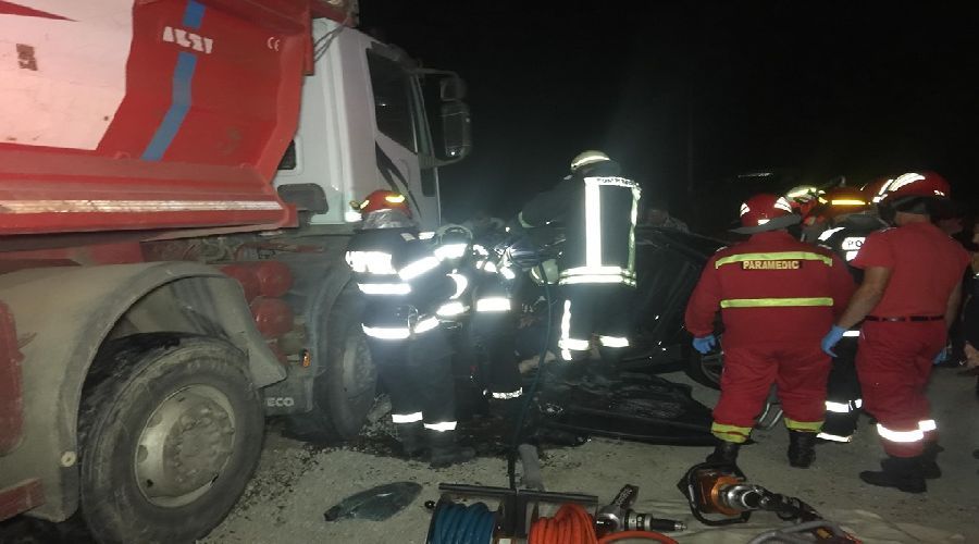 Accident violent pe o șosea din Timiș. Un om a murit pe loc