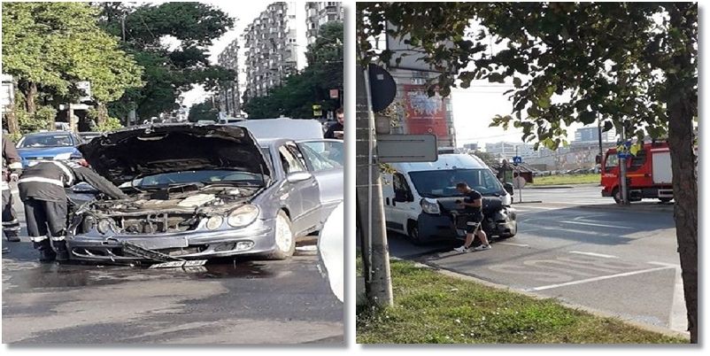 Accident cu două victime într-o intersecție din Timișoara