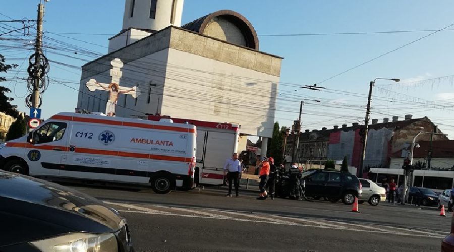Copil rănit după un accident de mașină la Timișoara