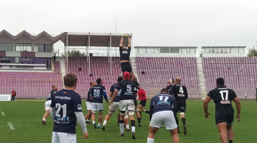 Surpriză imensă în Superliga de rugby. Timișoara Saracens învinsă de Universitatea Cluj