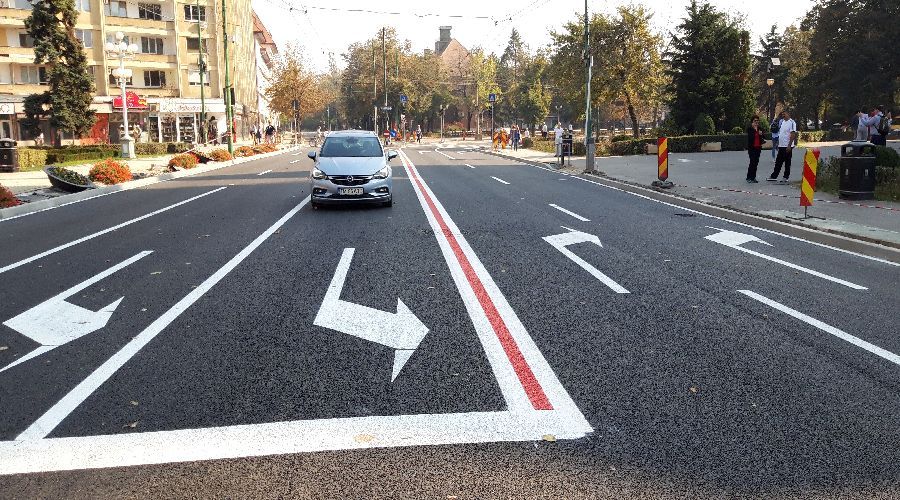 Liber la circulație în zona centrală din Timișoara. Lucrările nu sunt însă finalizate. Foto si video
