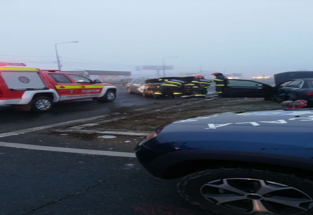 Atenție la condițiile de trafic. Accidente la Timișoara