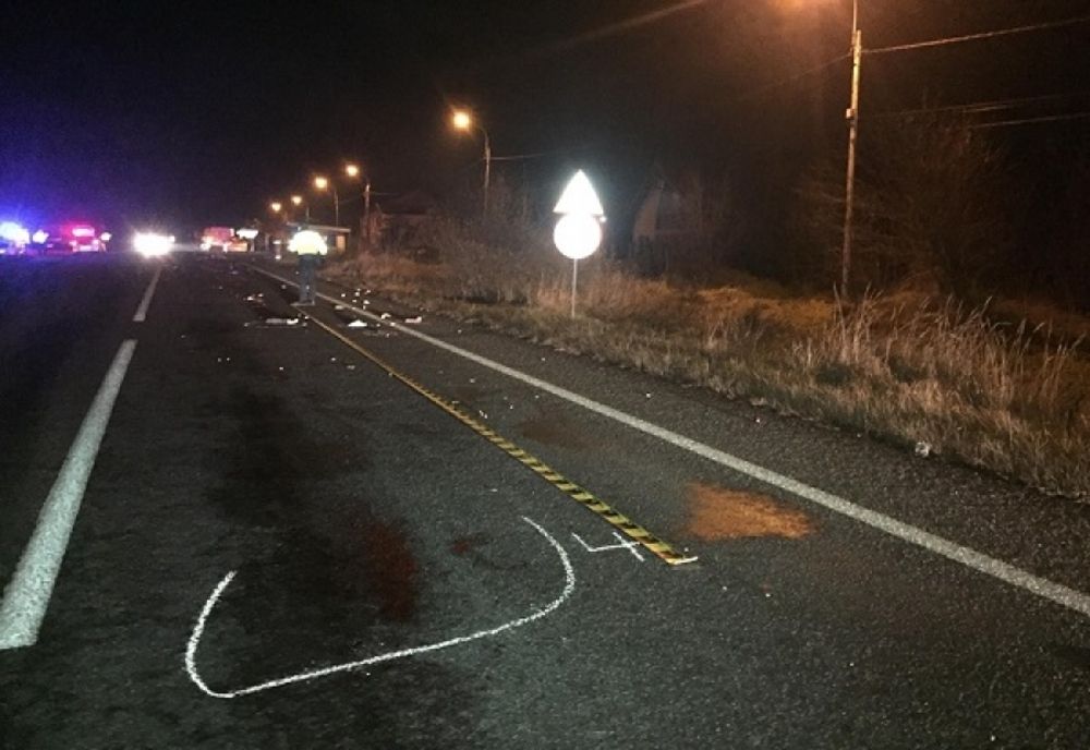 Momente teribile pe o șosea din Timiș. Femeie lovită de patru mașini 