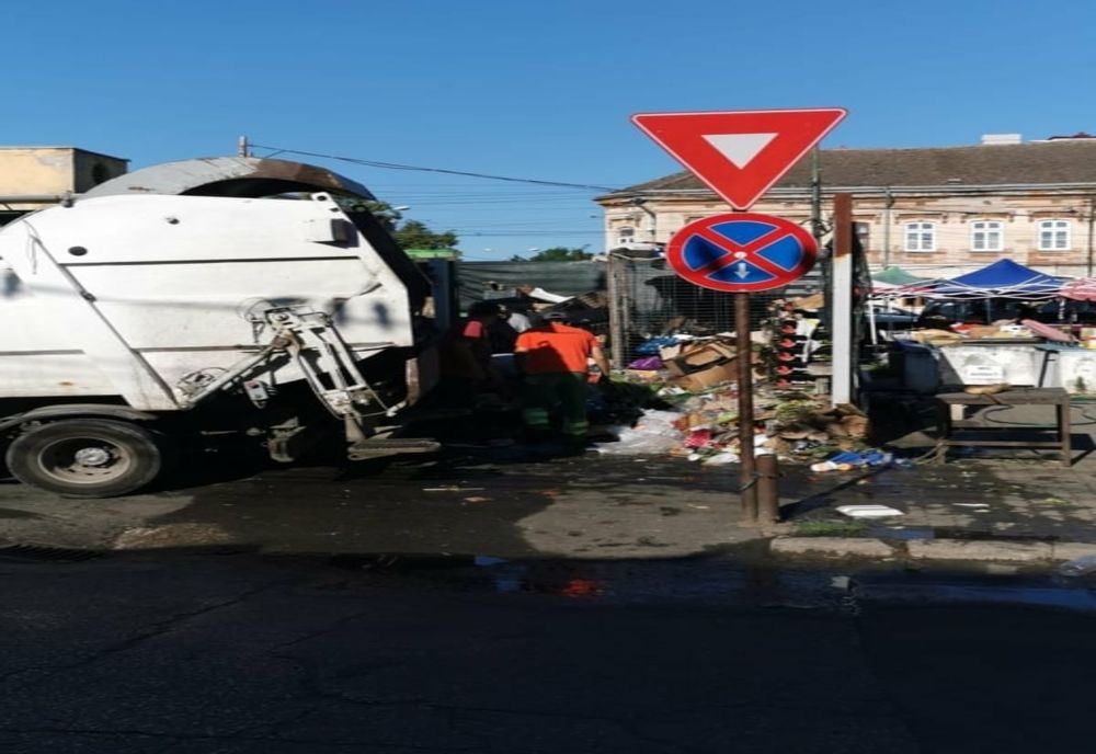 Focar de infecție în Piața Badea Cârțan