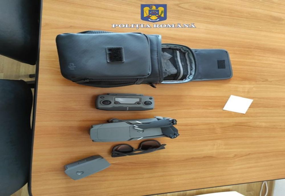 Dronă sustrasă în Timiș recuperată de polițiști în Bacău