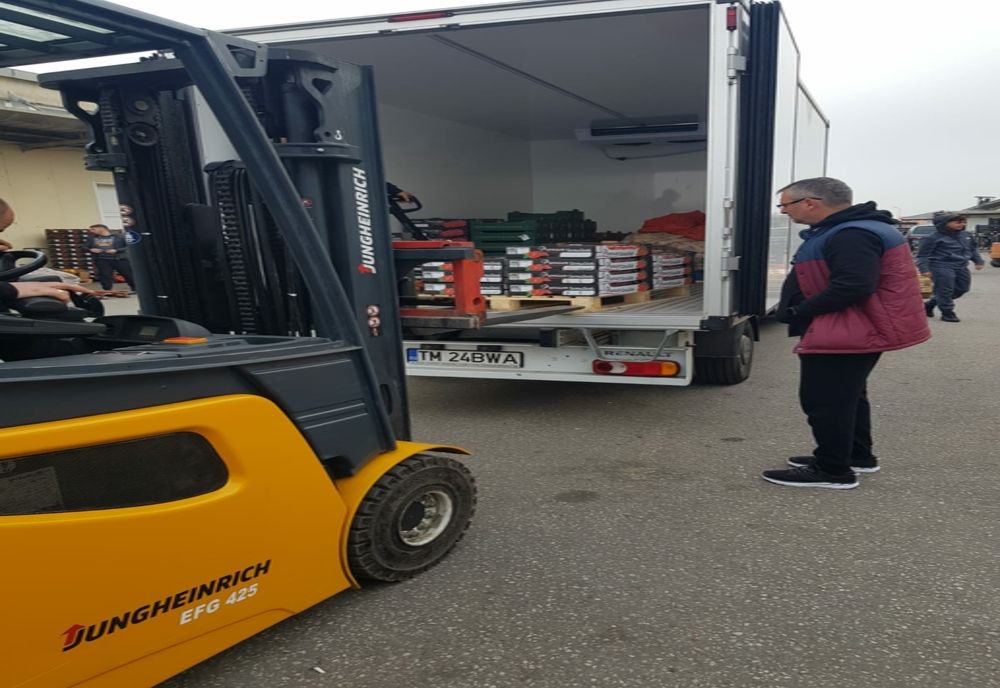 Peste o tonă de legume și fructe, ”salvate” din Piața de Gros