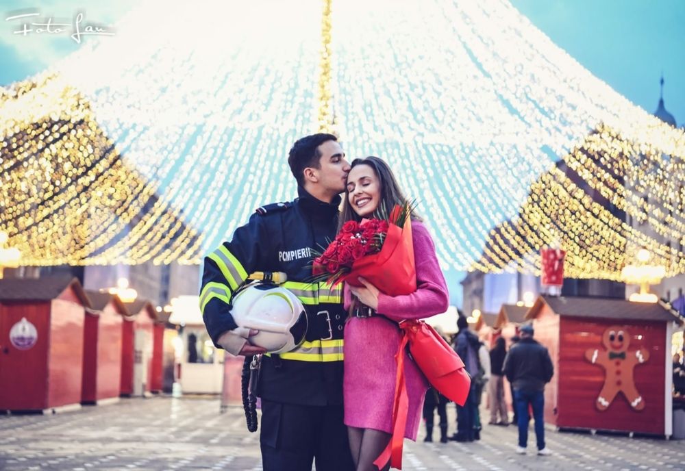 Cerere în căsătorie deosebită:  autospecialele de intervenție, misiune, pompieri