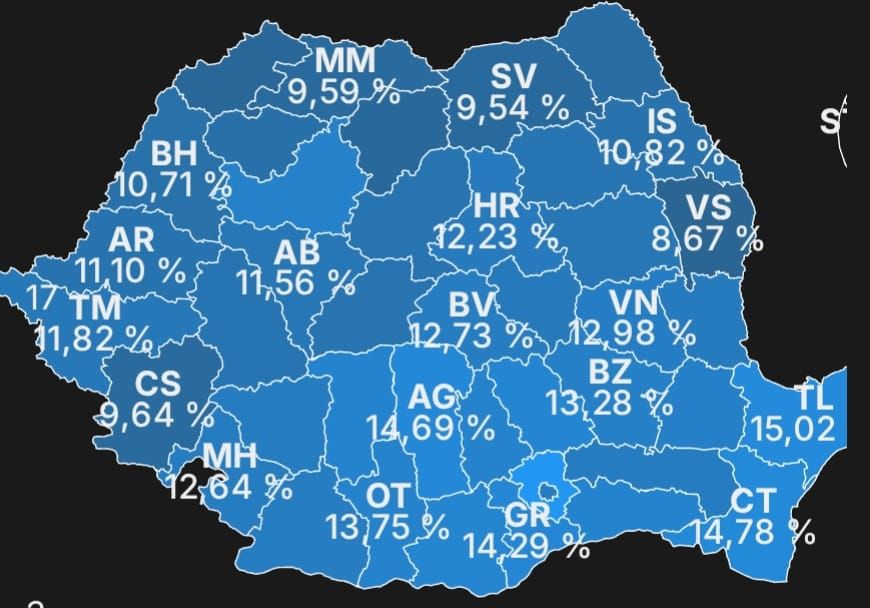 PREZENȚĂ CRESCUTĂ LA VOT ÎN TURUL 2 AL ALEGERILOR PREZIDENȚIALE DIN 2025: +0,93 FAȚĂ DE 2014