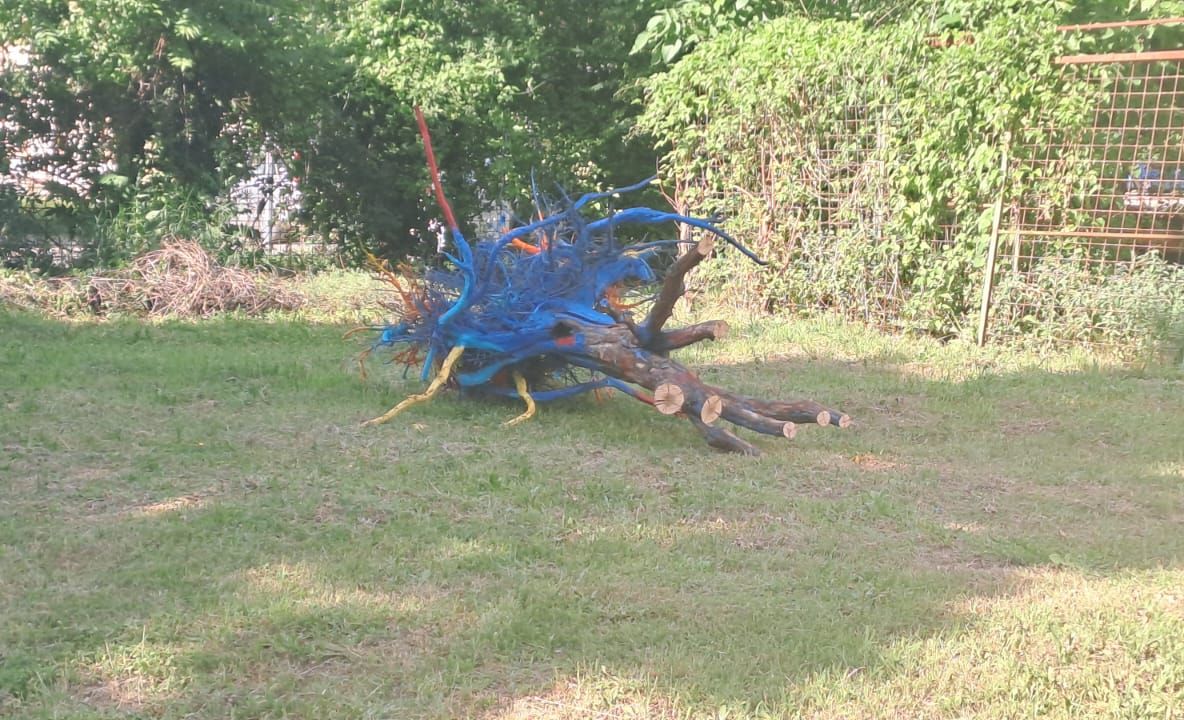 TIMIȘOARA CULTURALĂ, LA PĂMÂNT: SIMBOL ARTISTIC ABANDONAT ÎN IARBĂ