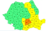 Furtuni violente în România. ANM a emis COD PORTOCALIU și COD GALBEN pentru mai multe județe
