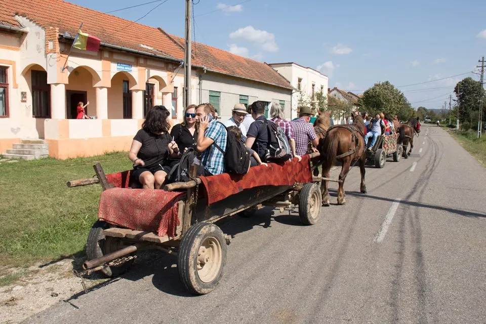 plimbare caruta