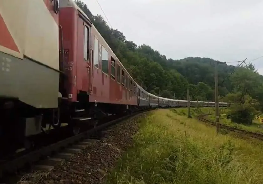 trenuri blocate