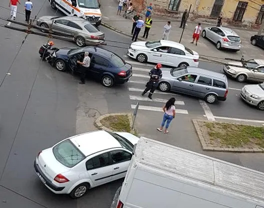 accident intersectie