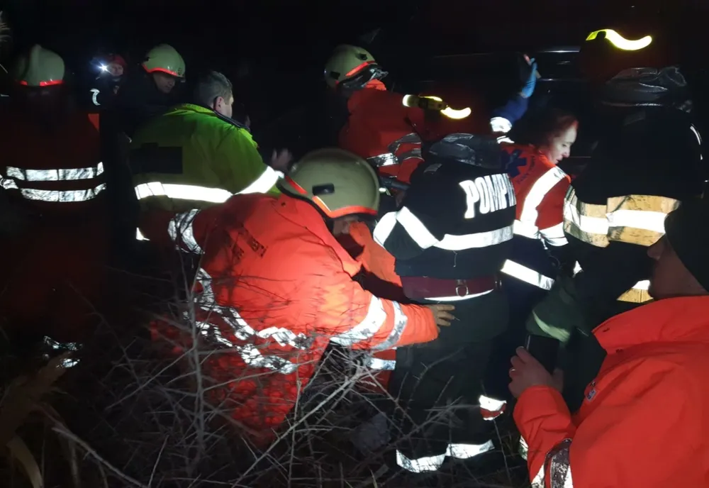 Miracol în Timiș. Ce s-a întâmplat cu un șofer care nu a văzut trenul