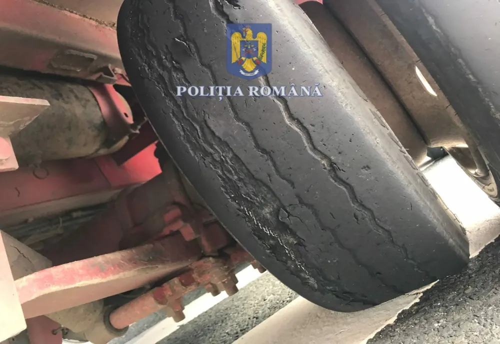 Anvelope uzate dincolo de limită, probleme tehnice și alte nereguli depistate la un control fulger