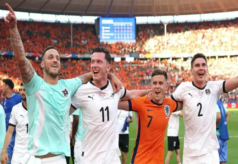 Austria a câștigat grupa D. Franța a terminat pe locul 2, iar Olanda pe 3
