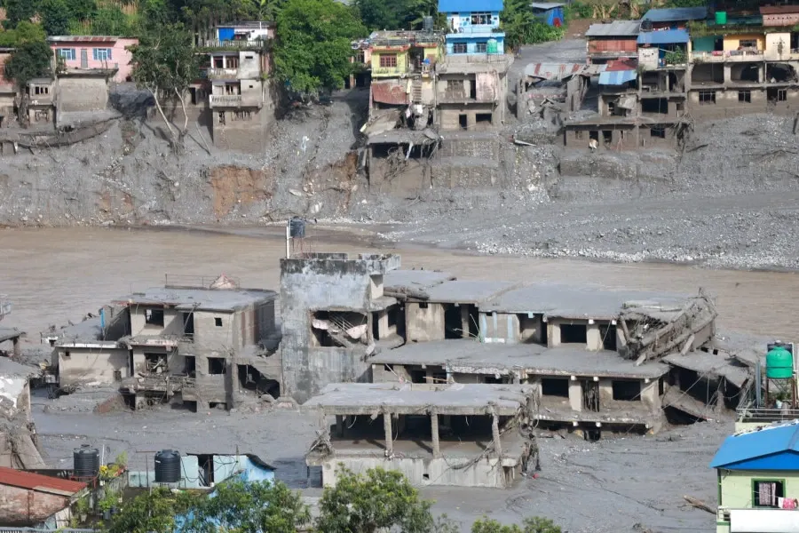 Inundații în Nepal