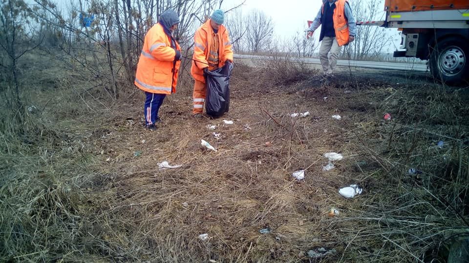 gunoaie drumuri nationale