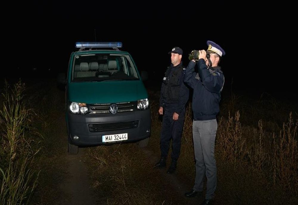Migranți capturați de polițiști la primele ore ale zilei în Timiș