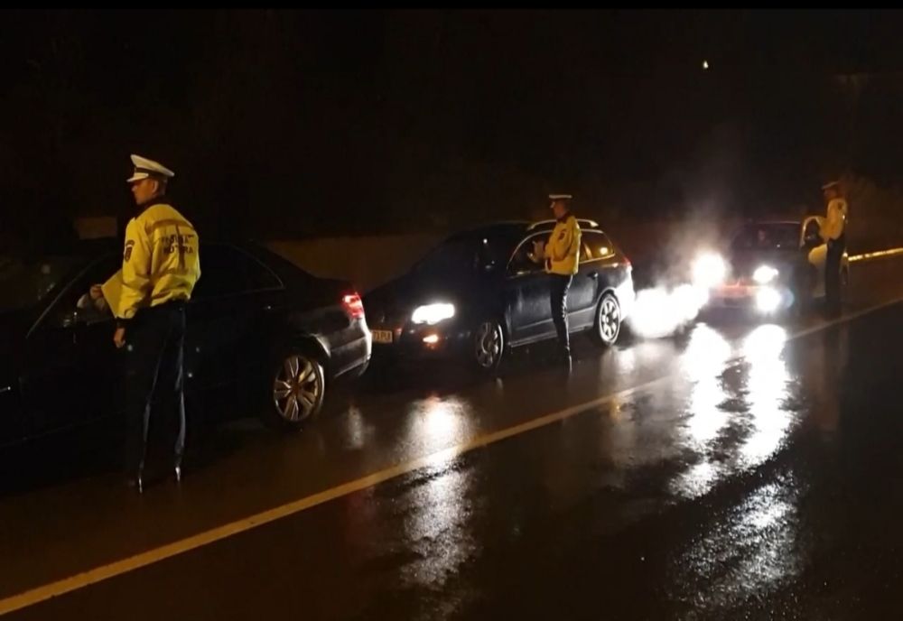 Razie a poliției pe străzile din Timișoara