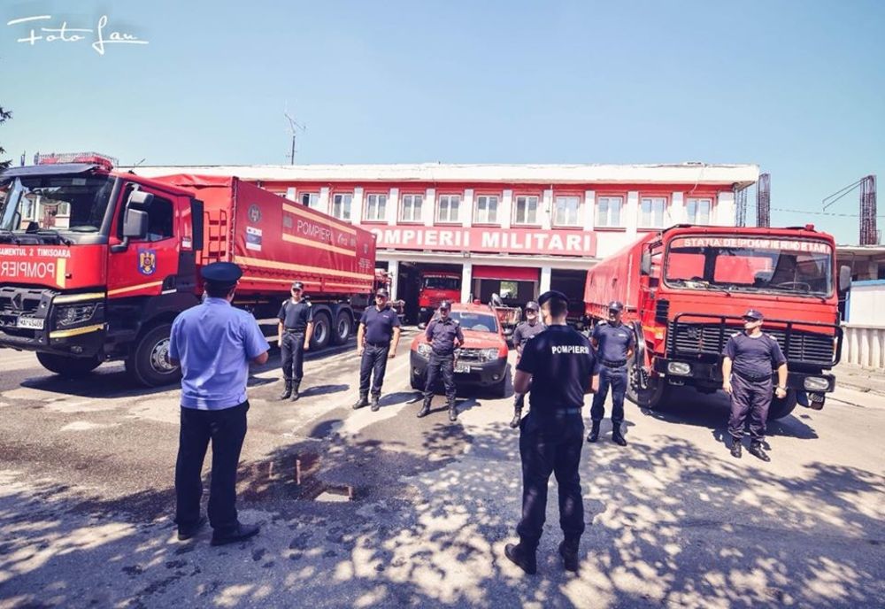 Pompierii timișeni merg în sprijinul colegilor din Hunedoara