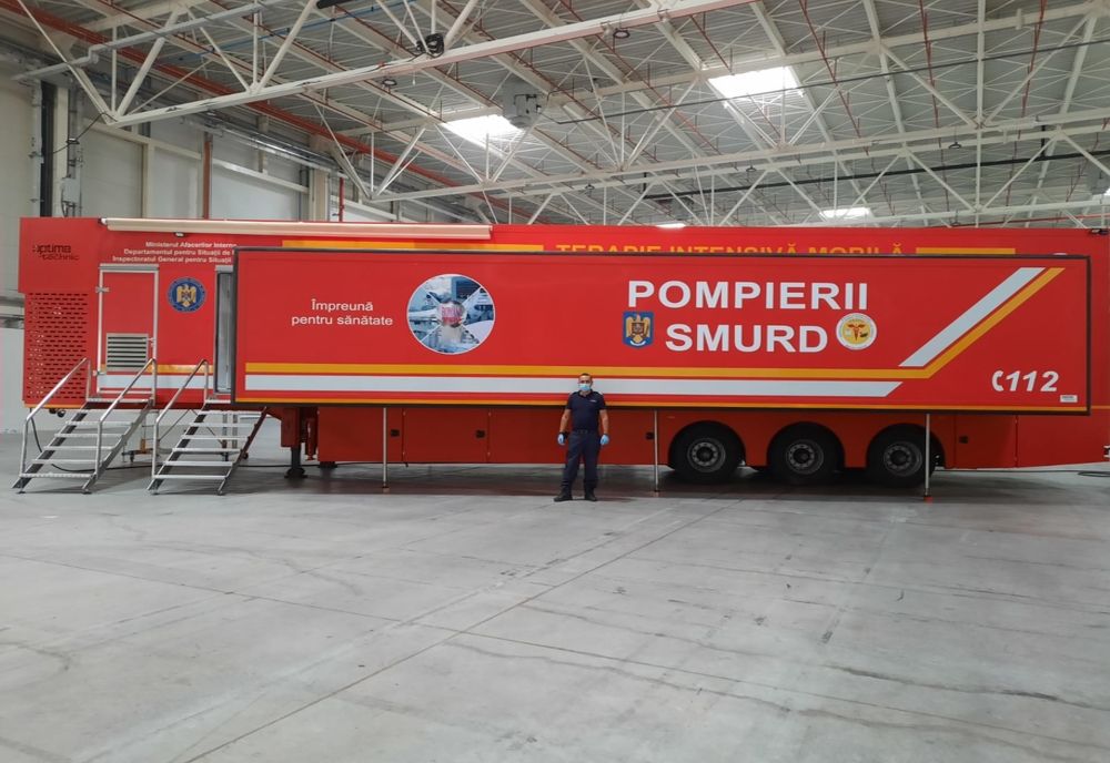 Unitate de terapie intensivă mobilă pentru cazurile de coronavirus din Timiș