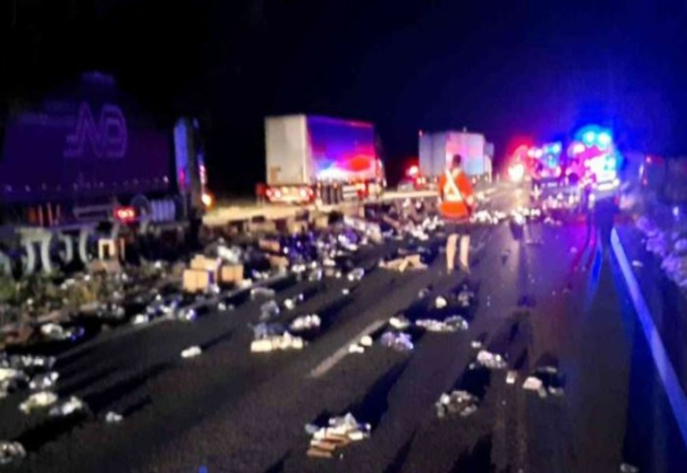 Accident la limita de județ pe drumul ce leagă Caransebeșul de Timișoara