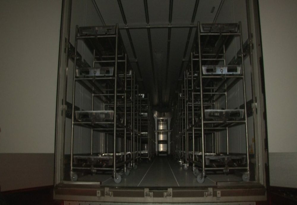 Morga mobilă pentru cei care au murit de coronavirus, la spital, în Timișoara