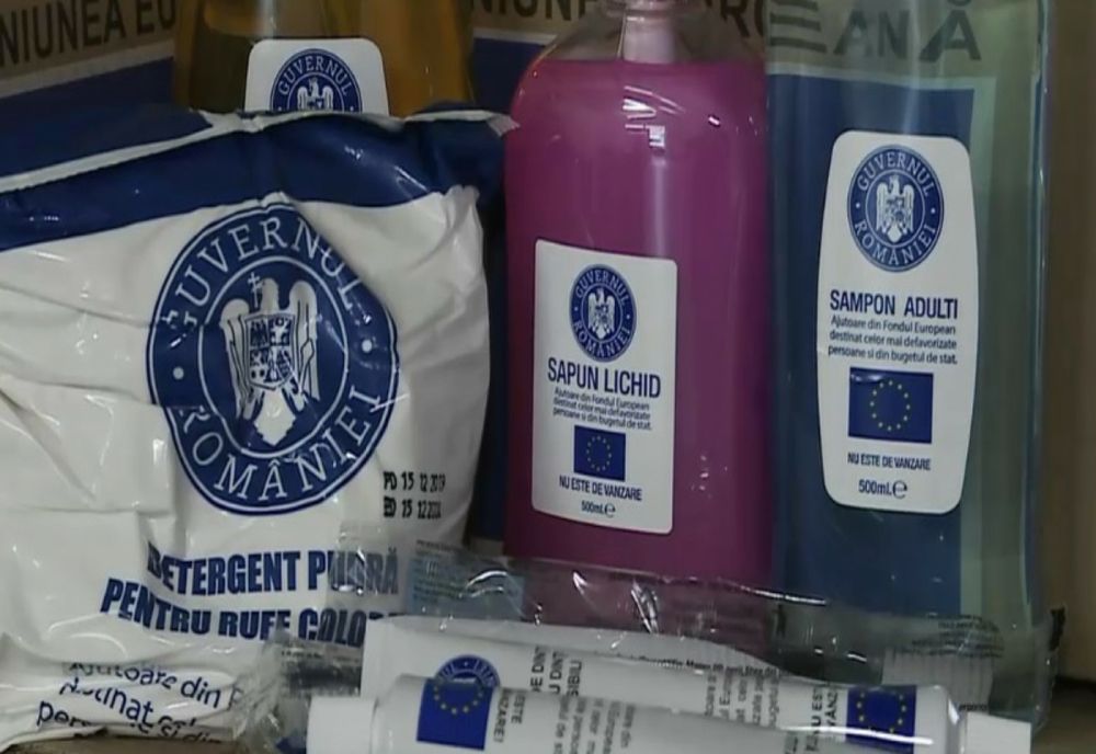 Se distribuie, gratuit, produse de igienă pentru persoanele nevoiașe